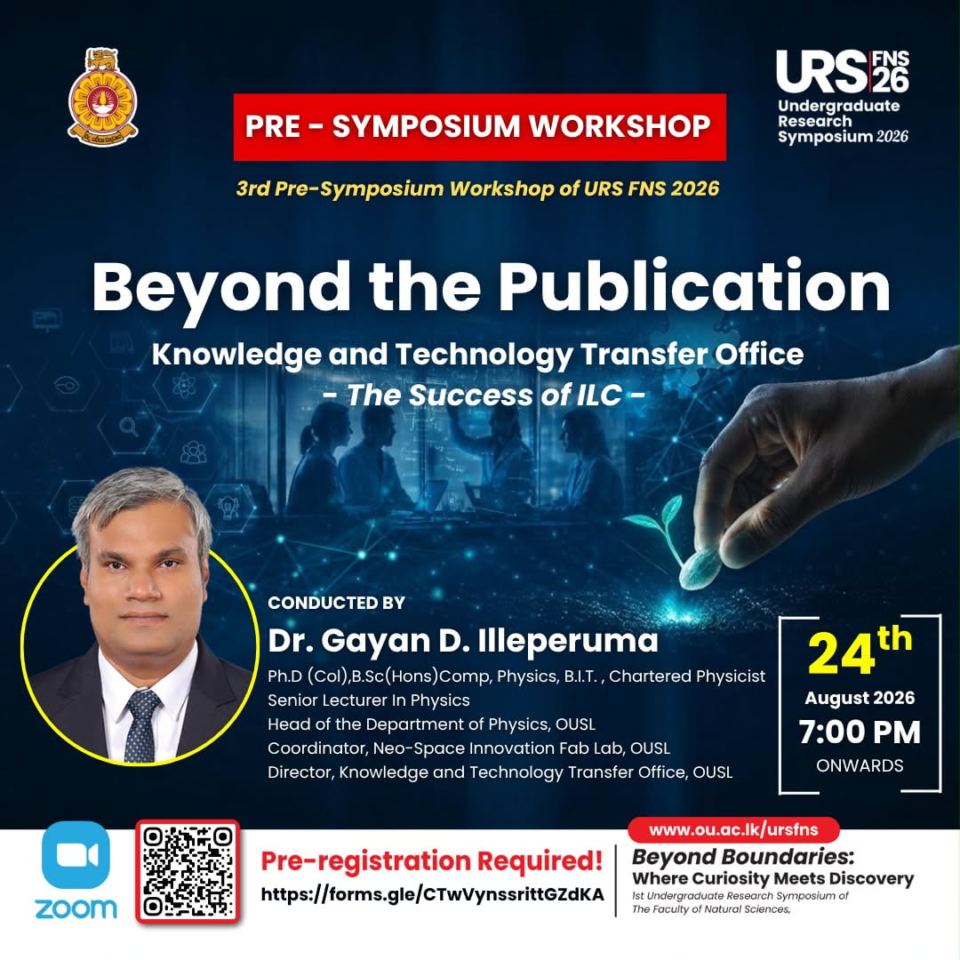 Pre-Symposium Workshop 03 — Beyond the Publication: Knowledge and Technology Transfer Office